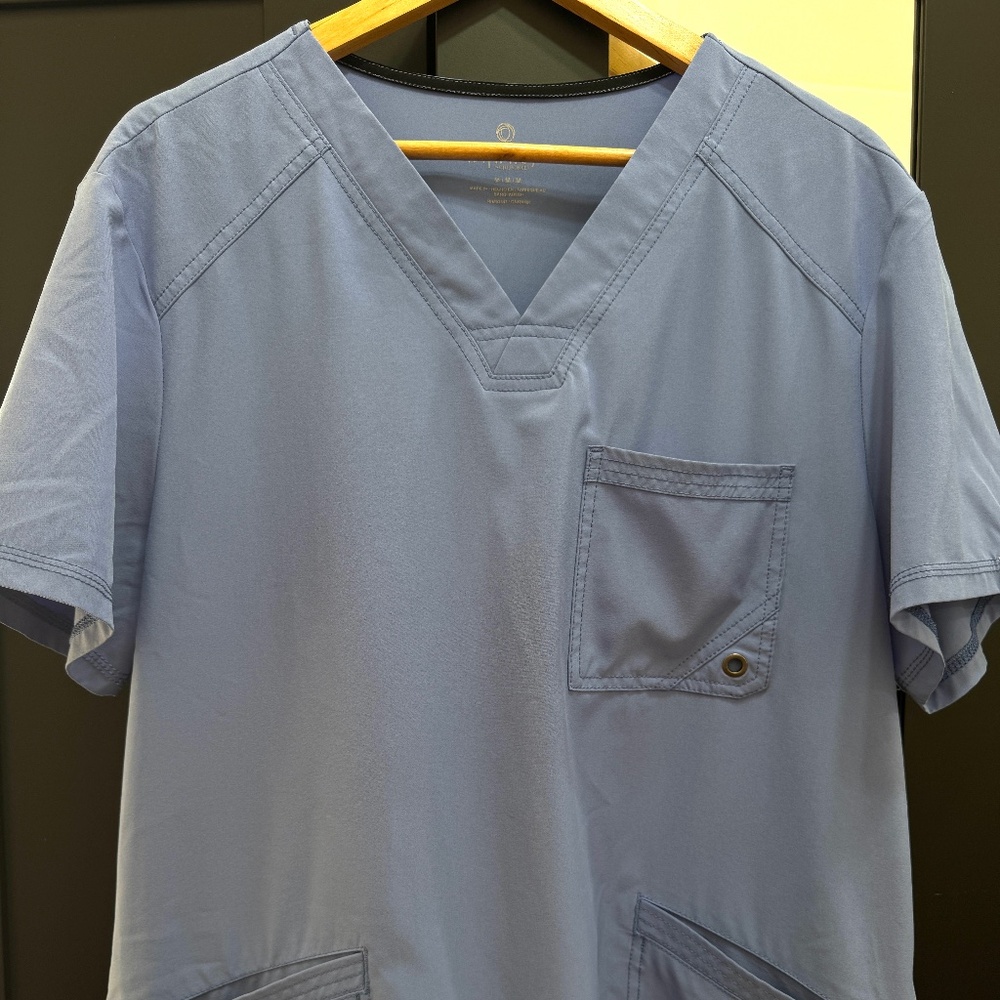 Cherokee Infinity Ciel Scrub Top & Cargo Bottom Set